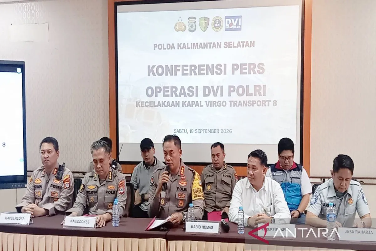 Polda Kalsel Siapkan Kontainer Pendingin untuk Dukung Identifikasi Korban KM Virgo